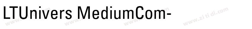 LTUnivers MediumCom字体转换